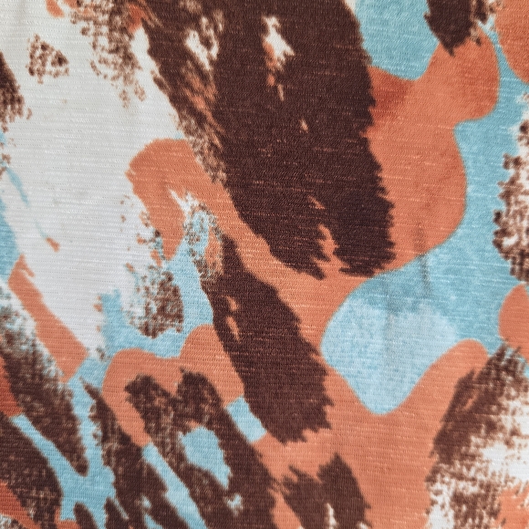 Dear Scarlett Women's Multicolor Abstract Print Top - Picture 4 of 5